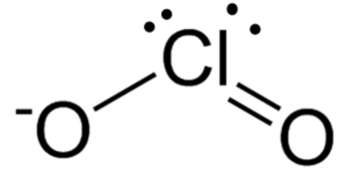 <p>ClO₂⁻</p>