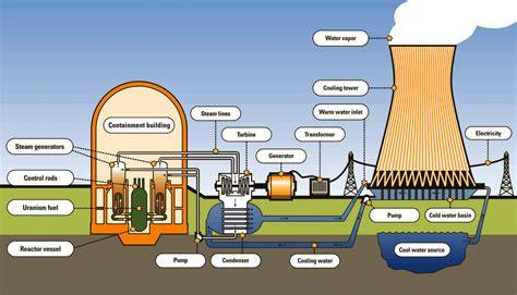 <p>nuclear power plant</p>