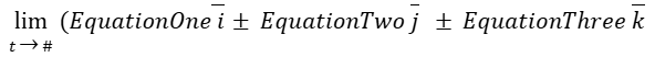<p>How to find limit of vector function </p><p></p>
