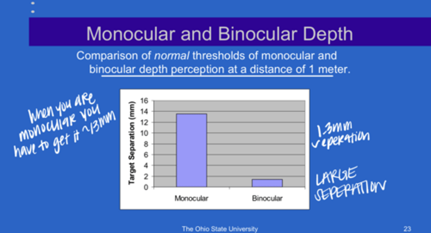 <p>Comparison of Normal Thresholds of Monocular and Binocular Depth Perception at a Distance of 1m (Pic)</p>