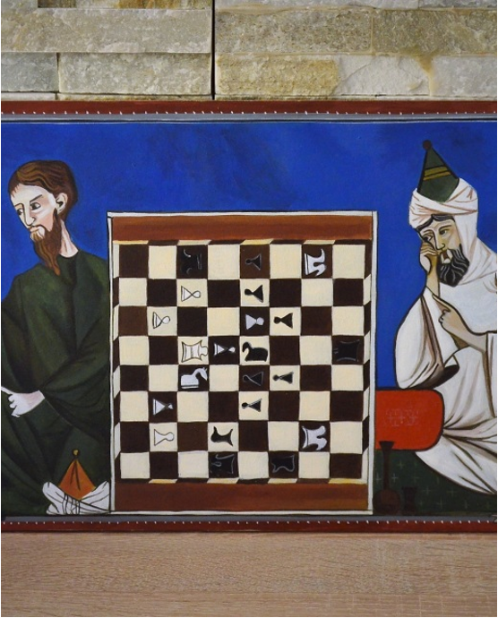 <p>13th century painting</p>