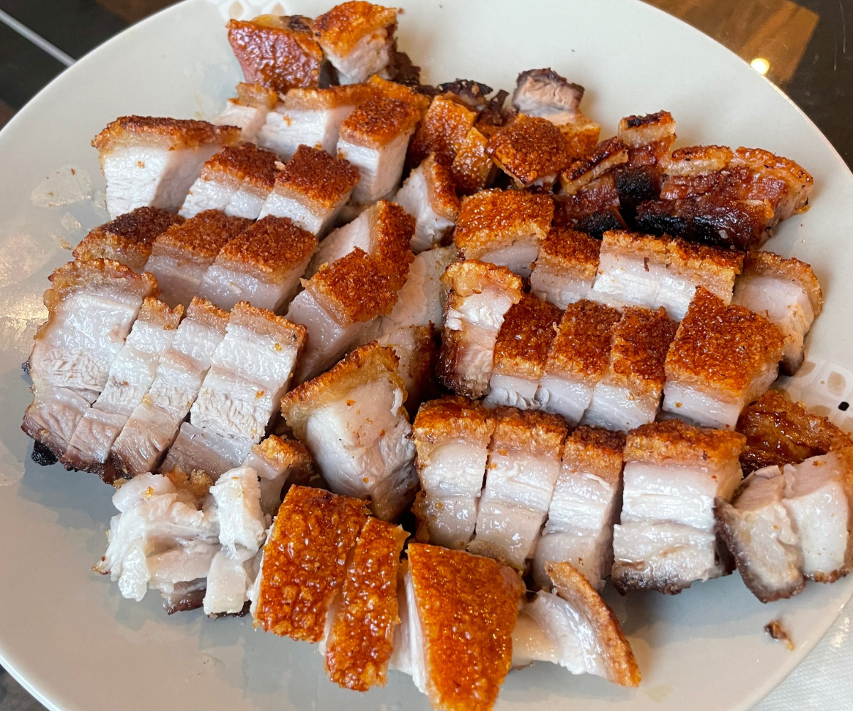 <p><span><span>Crispy pork belly</span></span></p>