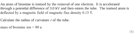<p>derive m/Q = 2V/v²<br>second question is in the image</p>