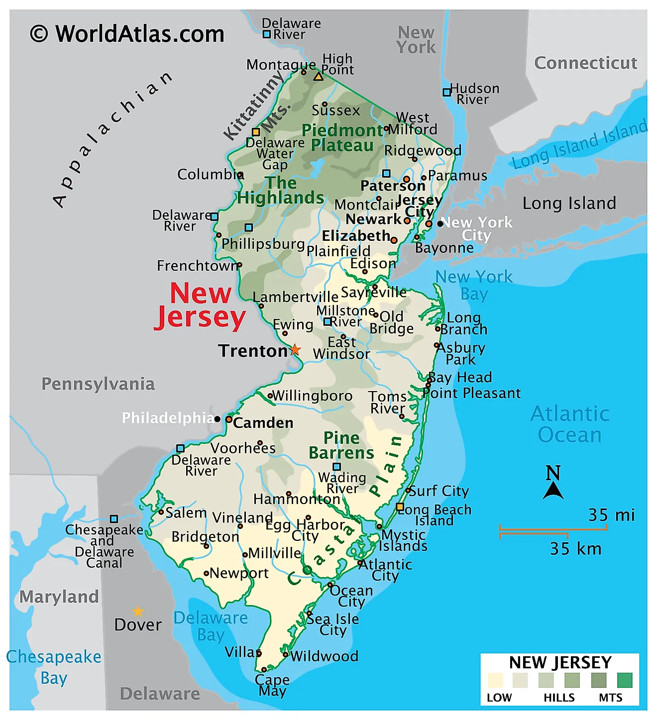 <p>New Jersey</p>