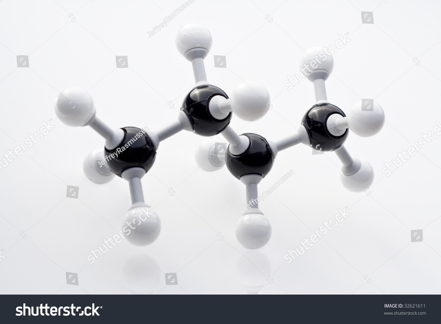 <p>Ball-and-stick model</p>