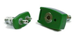 <p>Which safety system uses a plunger/spring system that are not interchangeable (many types) as shown in the picture?</p>