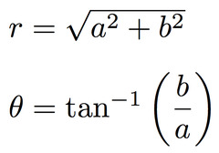 <p>z = r(sinΘ + isinΘ)</p>