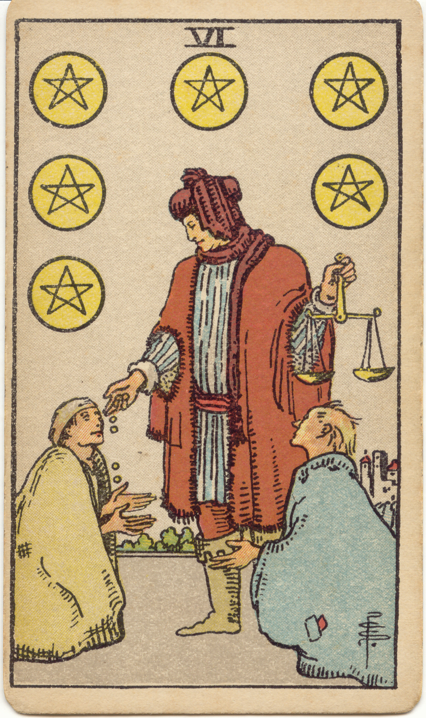 <p>Six of Pentacles</p>