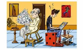 <p>generation gap (n) <span>/ˌdʒenəˈreɪʃn ɡæp/</span></p>