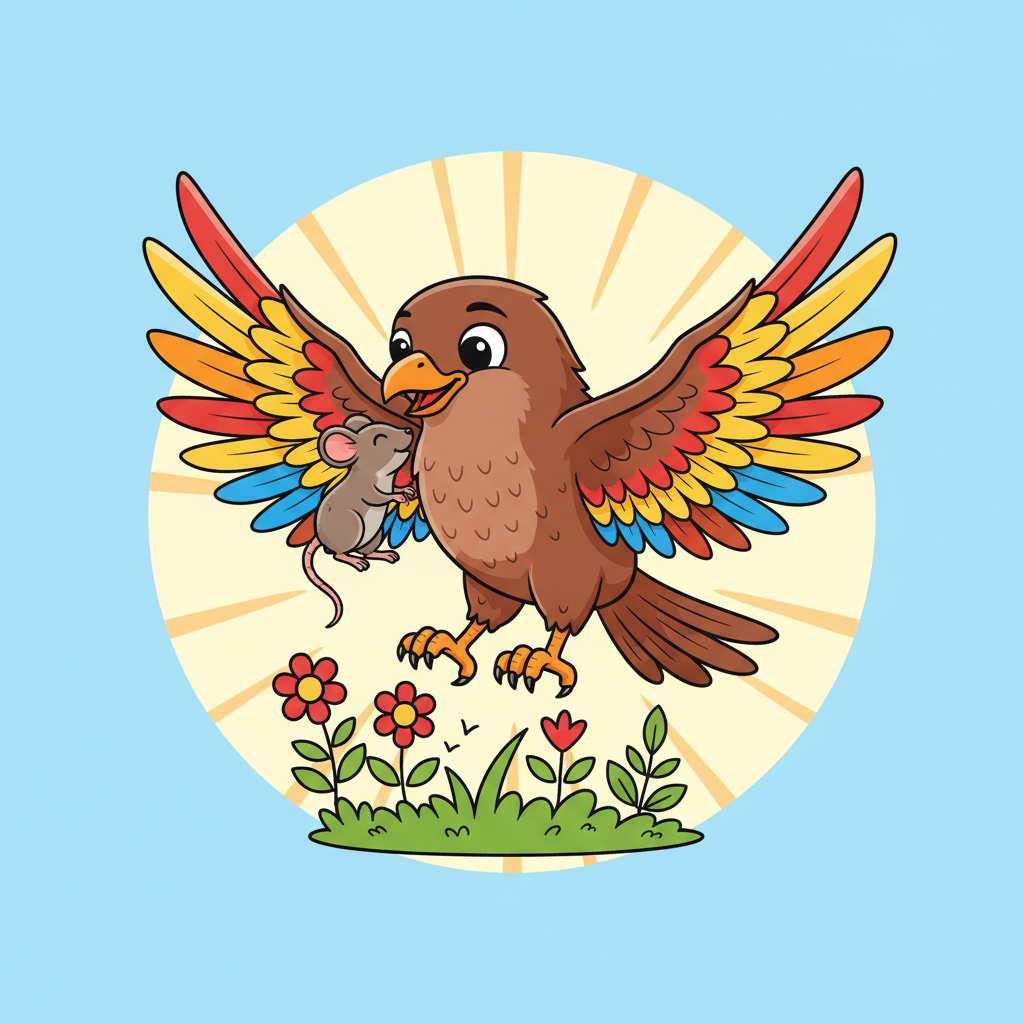 A consumer that eats another consumer, such as a mouse-eating hawk.