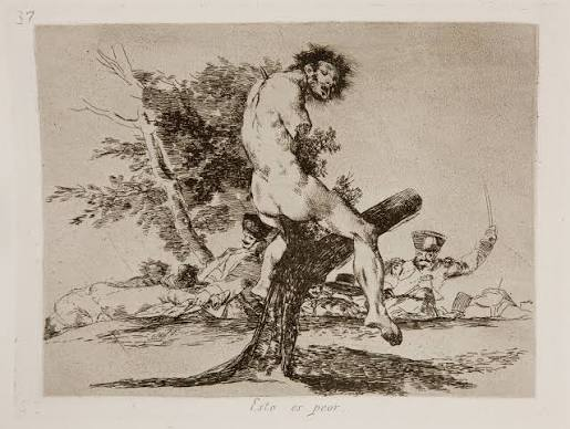 <p>Los desastres de la guerra - Goya</p>