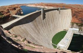 <p>a dam constructed of concrete and or masonry, which relies on its weight and internal strength for stability </p><ul><li><p>concrete gravity dams</p></li><li><p>concrete arch dams</p></li><li><p>concrete buttress dams</p></li><li><p>hollow gravity dam</p></li></ul><p></p>