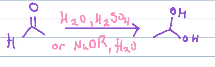 <p>Geminal diol (gemdiol)</p>