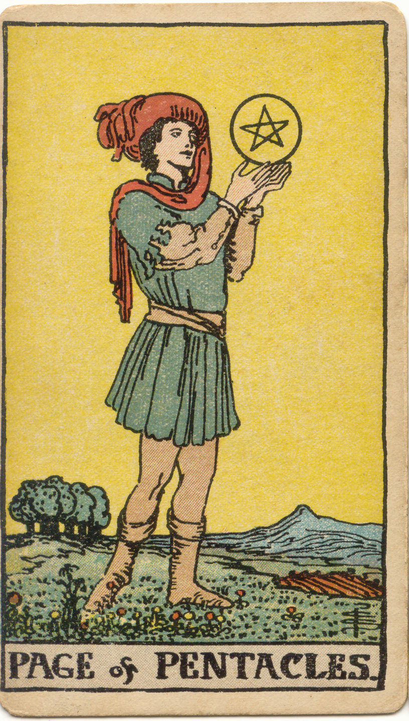 <p>Page of Pentacles</p>