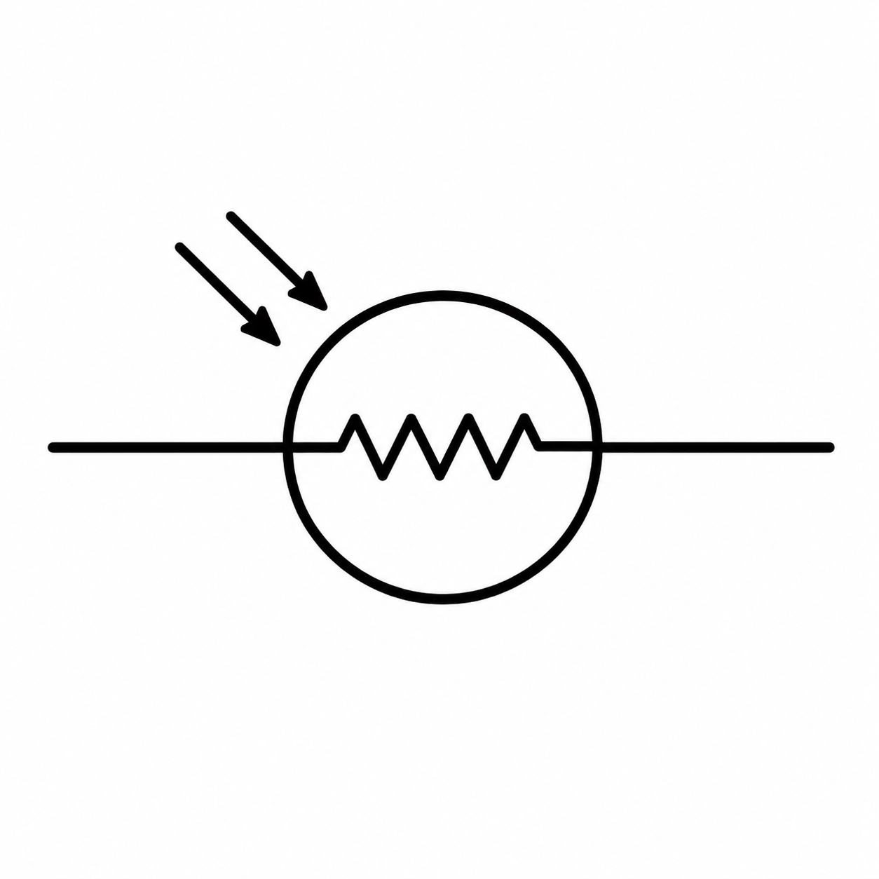 <p>Light dependent resistor (LDR)</p>