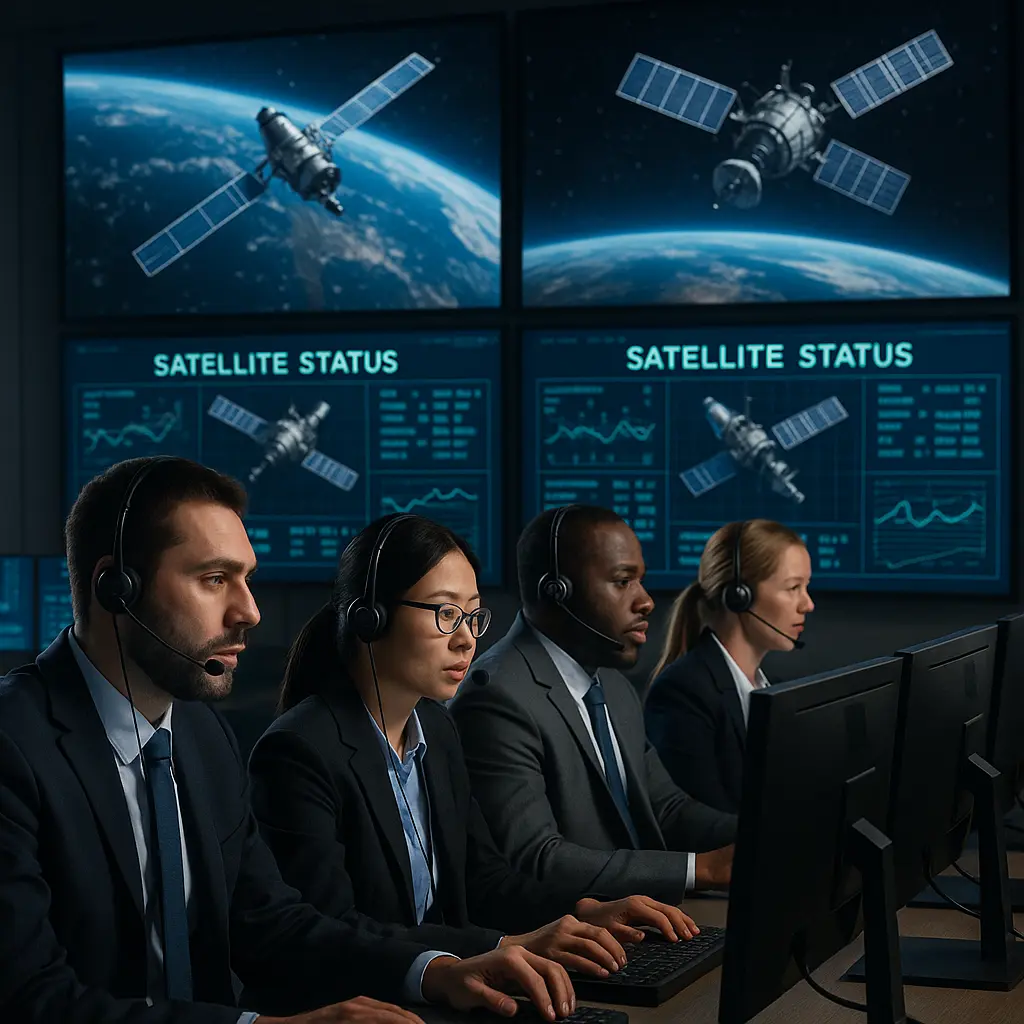 <p>đơn vị vận hành vệ tinh</p>