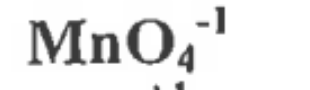 <p>1 manganese, 4 oxygen, -1 charge</p>