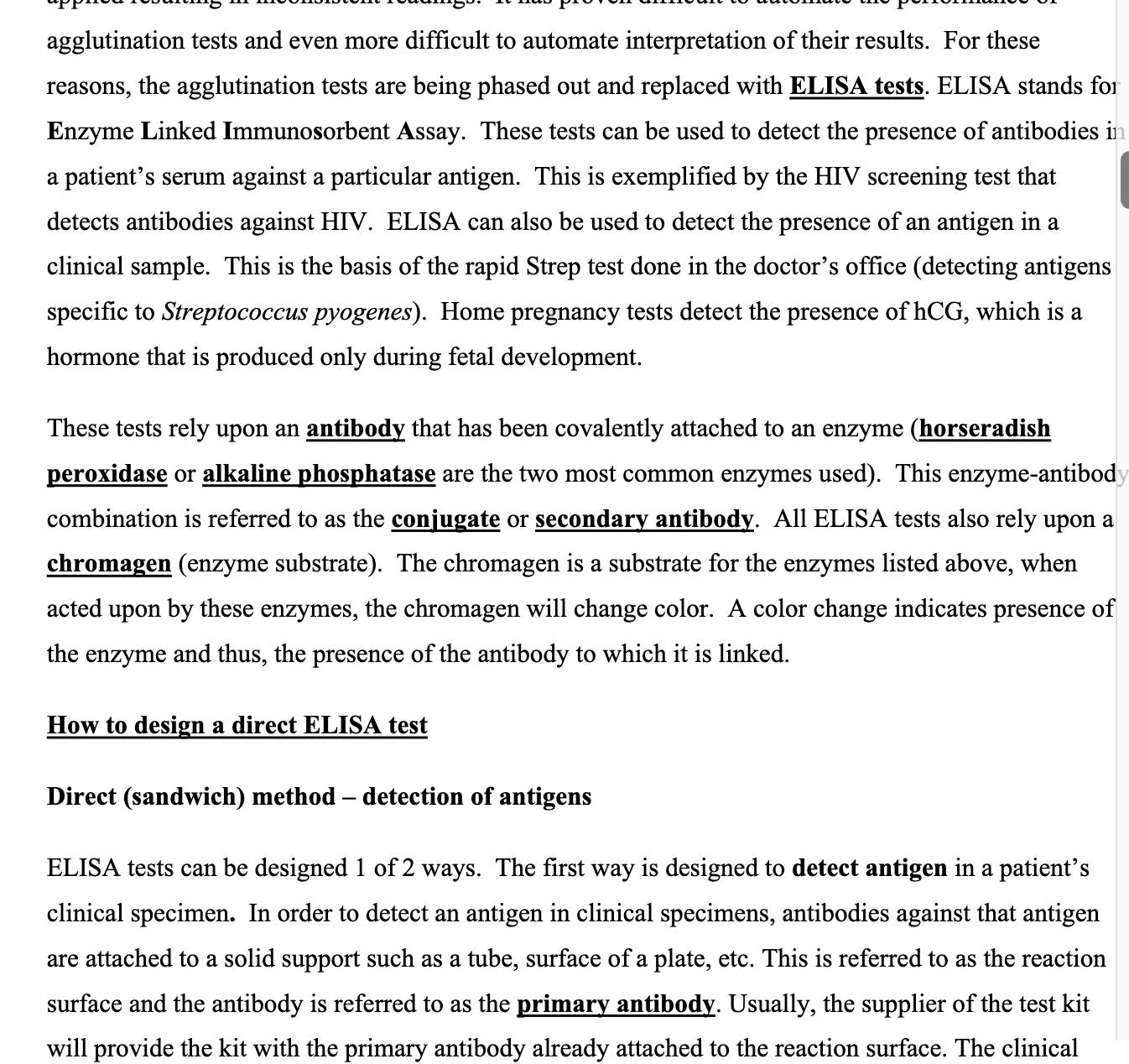 <p>ELISA tests</p>