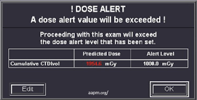 <p>what are dose alert protocols?</p>