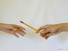 <p>Please, give me the pen</p>