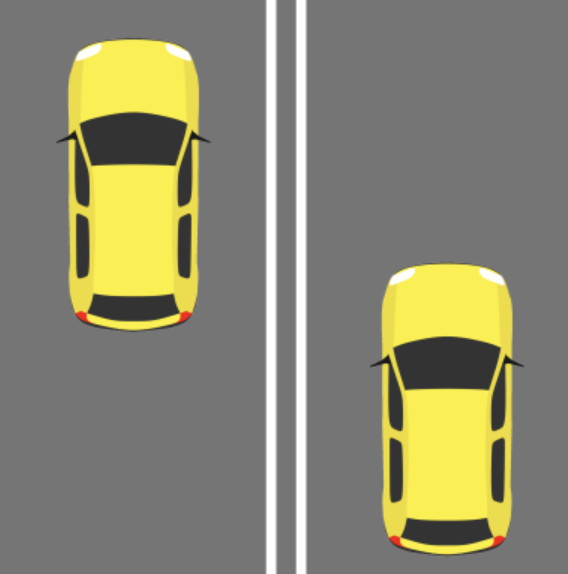 <p>A lane barrier before a regular use and a preferential use lane (toll lanes and HOV lanes). Crossing is not permitted, but traffic still goes in the same direction</p><p></p>