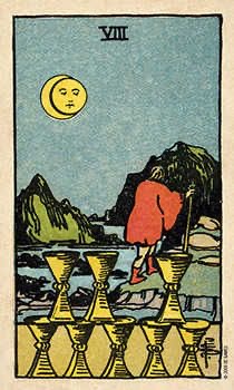 <p>Eight of Cups</p>