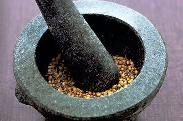 <p>To grind</p>
