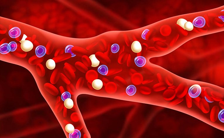 <p>Blood can give a pink/red color (sometimes blue too)</p>