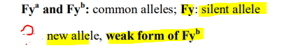 <p><strong><u>Duffy Blood Group </u></strong></p>