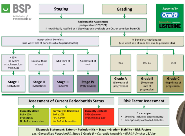 <p>note changes to stages and grading </p><p>risk factors do not modify grade</p>