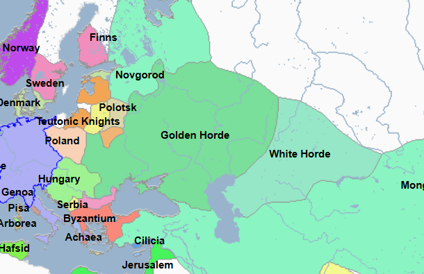 <ul><li><p>First Khan and Founder of the Golden Horde, a subkhanate of the Mongolian Empire</p><ul><li><p>He was a grandson of Genghis Khan and son of Jochi </p></li><li><p>Prior to his reign, the Mongolian Empire’s western operations were halted after Genghis Khan’s death, but Tartar chieftains gathered at Karakorum and agreed to ride under the namesake’s command</p></li></ul></li><li><p>During his reign, the Mongols</p><ul><li><p>Crossed the Volga River, and, entering through the Caucasus Mountains; they invaded, conquered, and ended the already-fragmented Kievan Rus, taking its principalities of Vladimir, Yaroslavl, and Rostov as well as riding north to sack Moscow</p></li><li><p>The Golden Horde replaced the Kievan Rus and was a sub-khanate of the greater Mongolian Empire</p></li><li><p>Covered 400 miles of territory from the Vistula River to Germany in just under a month</p></li><li><p>Did not conquer Novgorod only because of a flood that forced them to turn away</p></li></ul></li><li><p>He pillaged eastern Europe on a scale that earned his army the name “the Golden Horde,” the entity of which he founded and ruled over </p><ul><li><p>While legends proliferated at the time about the Mongols, most of his army was in fact Turkish </p></li></ul></li><li><p>He and his forces defeated the Rus and ended the Kievan Rus in the Siege of Kiev during their Invasion of the Kievan Rus</p><ul><li><p>He made Alexander Nevsky a vassal of the Mongolian Empire </p></li></ul></li><li><p>He and his forces defeated the Polish and Teutonic Knights in the Battle of Legnica during their First Invasion of Poland</p></li><li><p>He and his forces defeated the King Bela IV and the Hungarians in the Battle of Mohi during their First Invasion of Hungary</p><ul><li><p>However, upon the death of Ogodei Khan, he and his forces withdrew from Hungary and Dalmatia, to cross the Carpathian Mountains, and return to the lower Volga River</p></li></ul></li></ul><p></p>