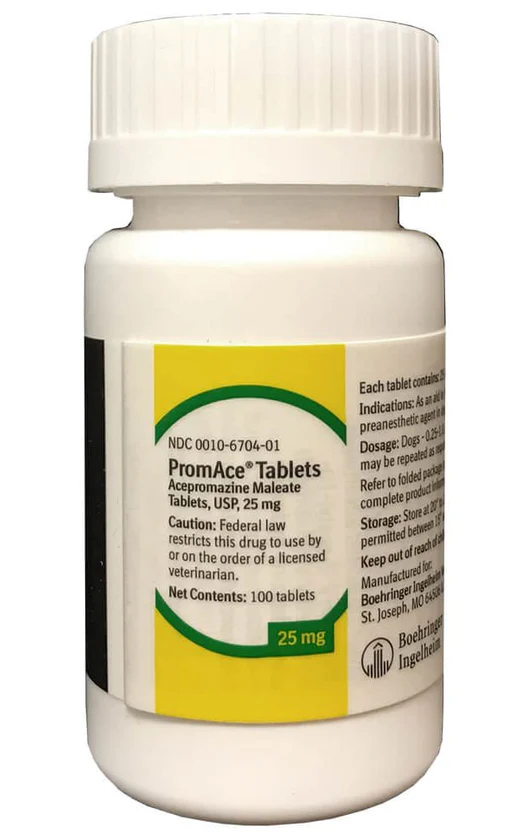 <p>SHELF 2: <strong>PromAce</strong> <em>(Acepromazine maleate)</em></p>