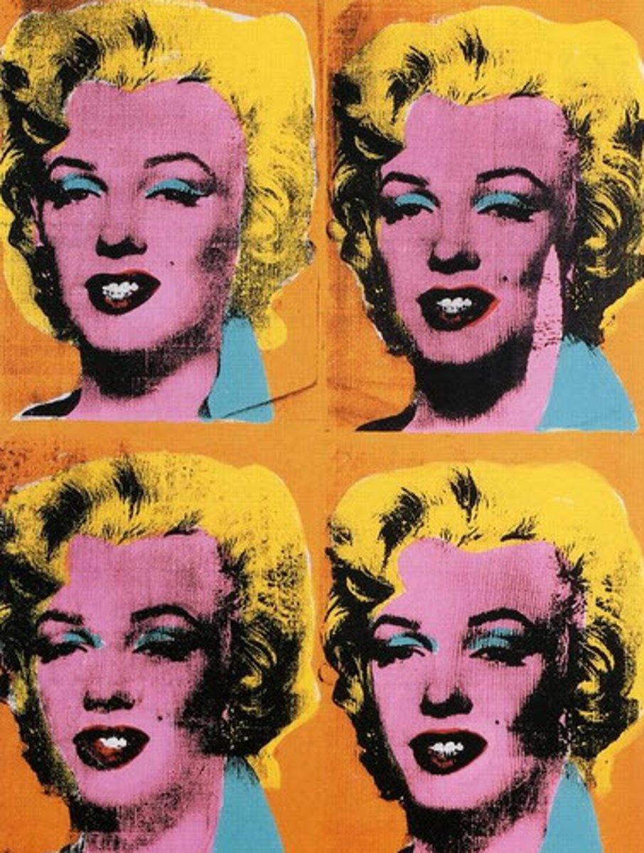 <p>silk screen printing - stencil-based printing process in which ink is forced through a fine screen onto the paper beneath</p>