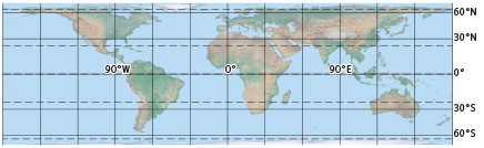 <p>What type of map projection is this?</p>