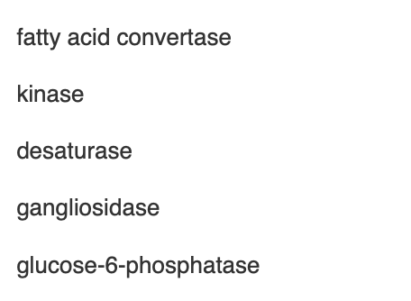 <p><em>E. coli</em><span> uses which of the following enzymes to regulate membrane fluidity?</span></p>
