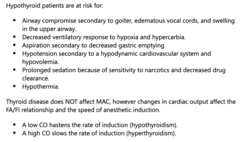 <p>1. hypotension</p><p>2. aspiration</p>