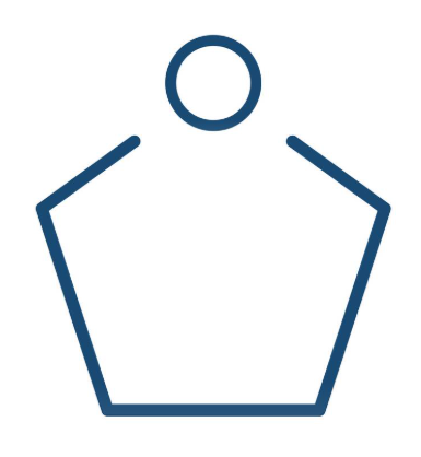 <p>tetrahydrofuran </p><p>solvent</p>