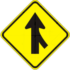 <p>cars from another road will be entering the road.</p>