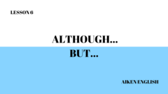<p>suī rán...dàn shì</p><p>although...but</p>