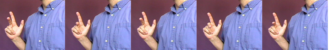 <p>Just your middle finger moves</p><p></p>