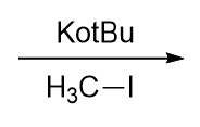 <p>Alkylation of an alpha carbon</p><p>Thermodynamic control: most stable alkene</p><p>Kinetic control: fastest formation (less steric hinderance, needs stronger base than KotBu)</p>