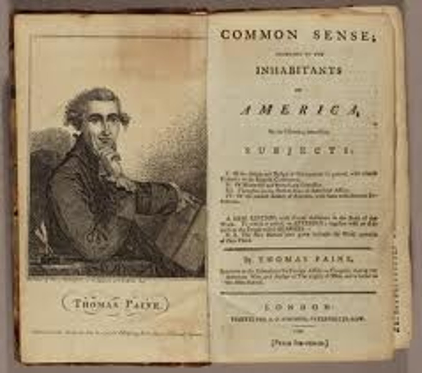 <p>1776: a pamphlet written by Thomas Paine that claimed the colonies had a right to be an independent nation</p>