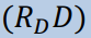 <p>What does RD × D represent?</p>