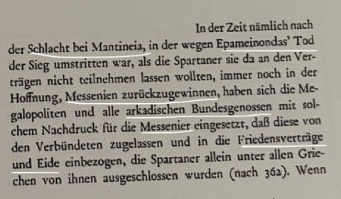 <p>Quellensteckbrief zu Polybios, <em>Historien</em> 4,33,8f. (Nachwirkung von Mantineia / Arkadien)</p><p><strong>Lebensdaten</strong></p><p><strong>Soziale Stellung</strong></p><p><strong>Inhalt des Gesamtwerks</strong></p><p><strong>Inhaltsangabe der Quellenstelle</strong></p><p><strong>Unbekannte Begriffe</strong></p><p><strong>Intention</strong></p><p><strong>Quellenwert für das PS-Thema</strong></p>