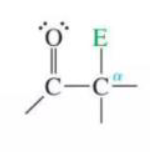 <p>Add E<sup>+</sup> to α-Carbon</p>