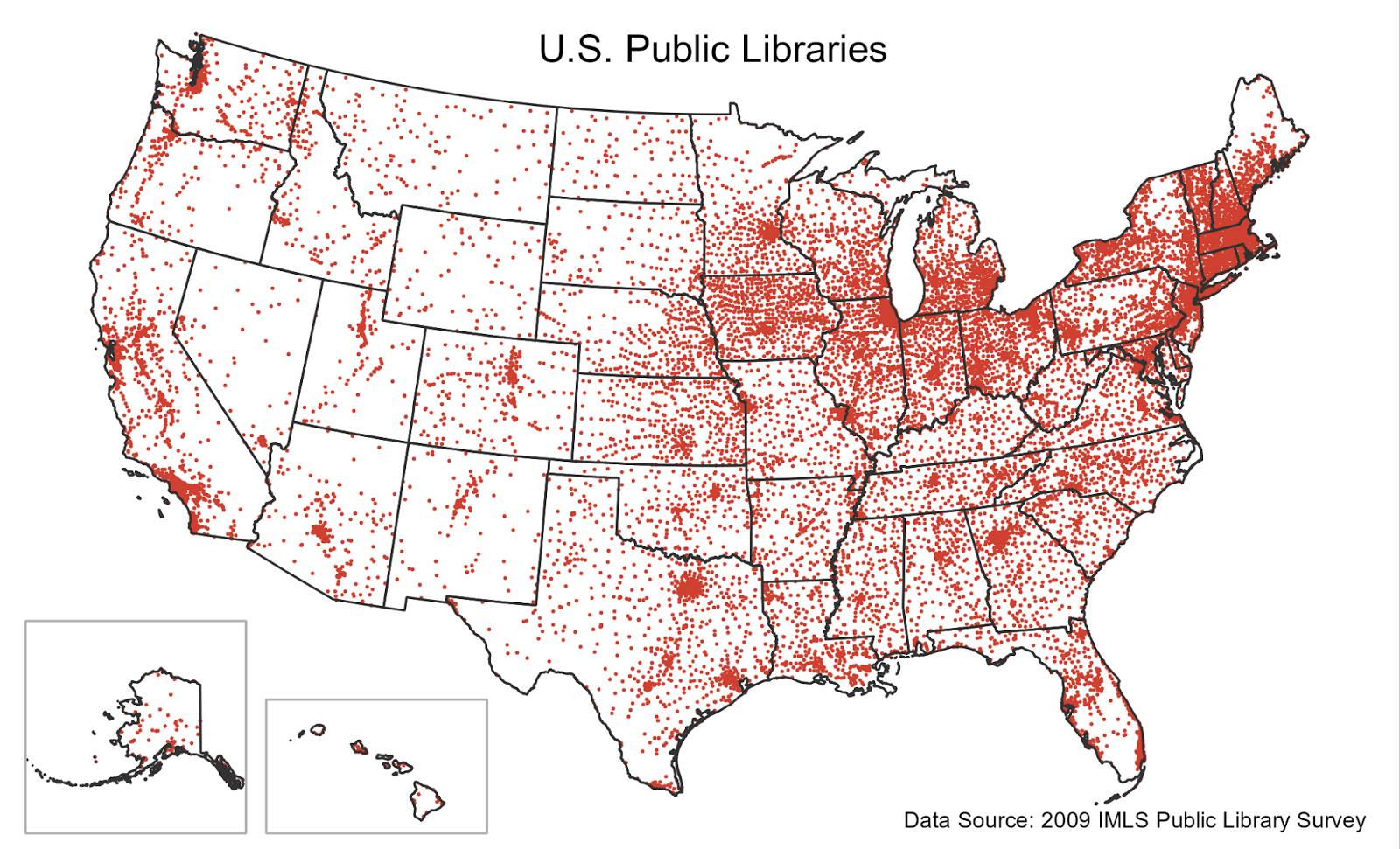 <p>Dot Distribution Map</p>