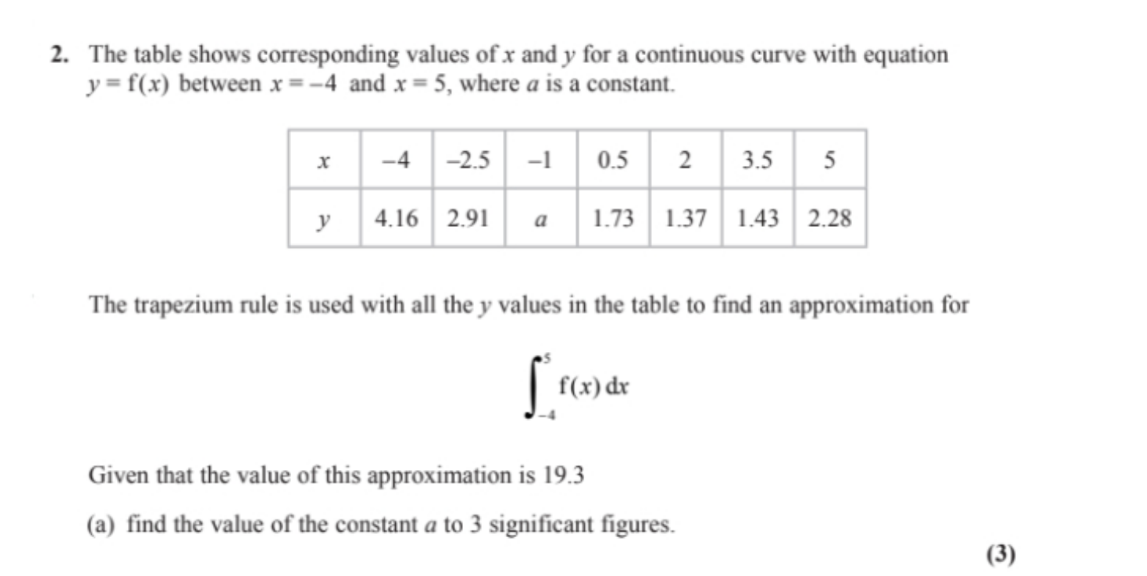 <p>Find h and then solve.</p>