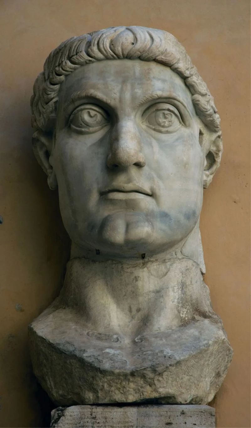 <p>The first emperor to embrace Christianity. 4th century BCE. Ruled from 306 to 337 BCE</p>