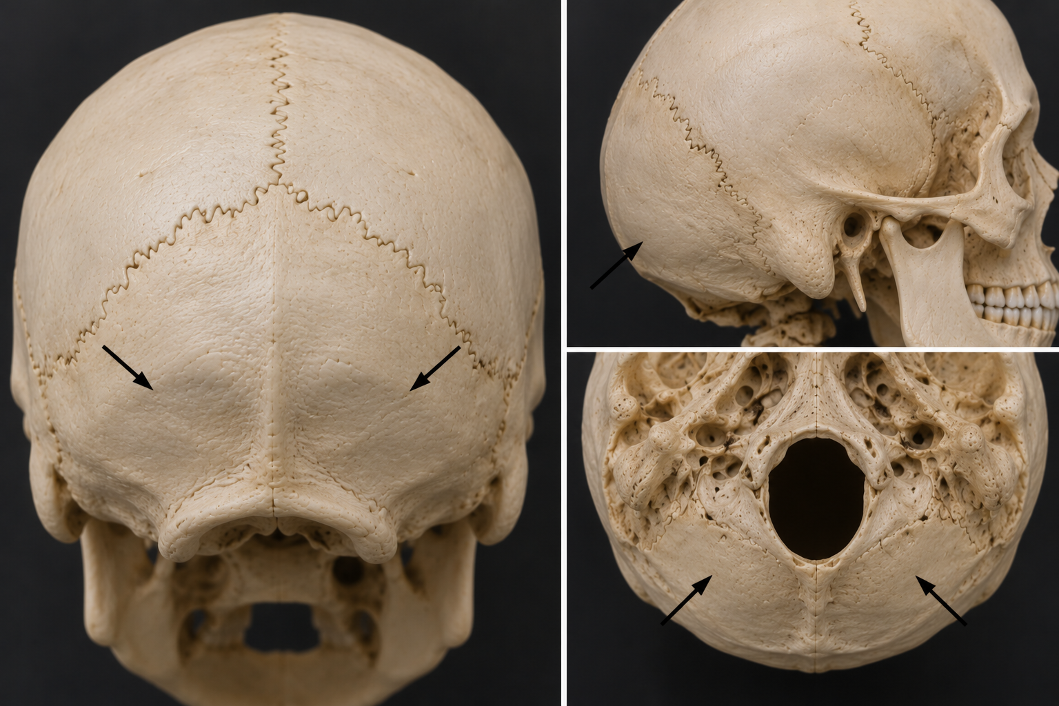 <p>Occipital bone and landmarks (5)</p>