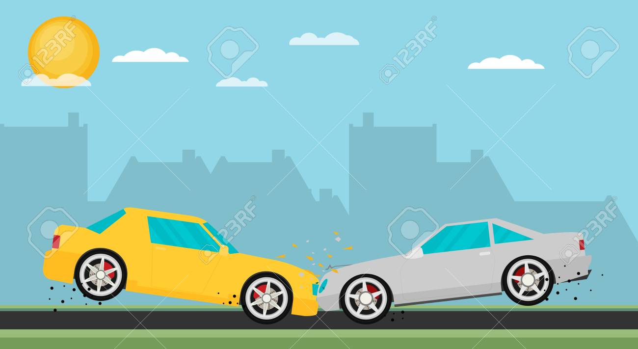 <p>Head-on (adverb)</p>